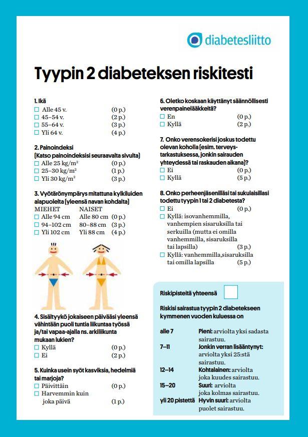 Diabetesriskitesti